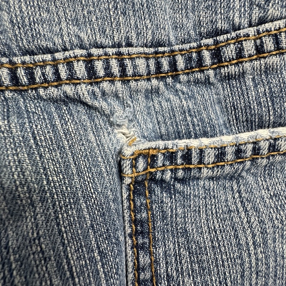 VTG US Polo ASSN Jean Shorts Baggy Y2K Men's Sz 36 Skater Carpenter Thrashed - Picture 3 of 16